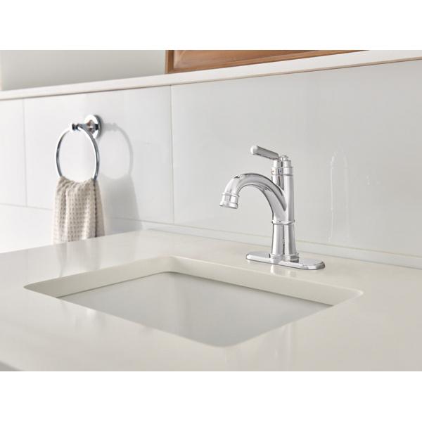 PEERLESS® Elmhurst® P1565LF Bathroom Faucet, 1-Handle, Deck, Single-Handle, Push Pop-Up, Chrome thumbnail 2
