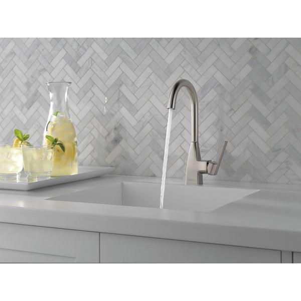 PEERLESS® Xander® P1819LF-SS Bar Faucet, Deck, Single-Handle, Stainless