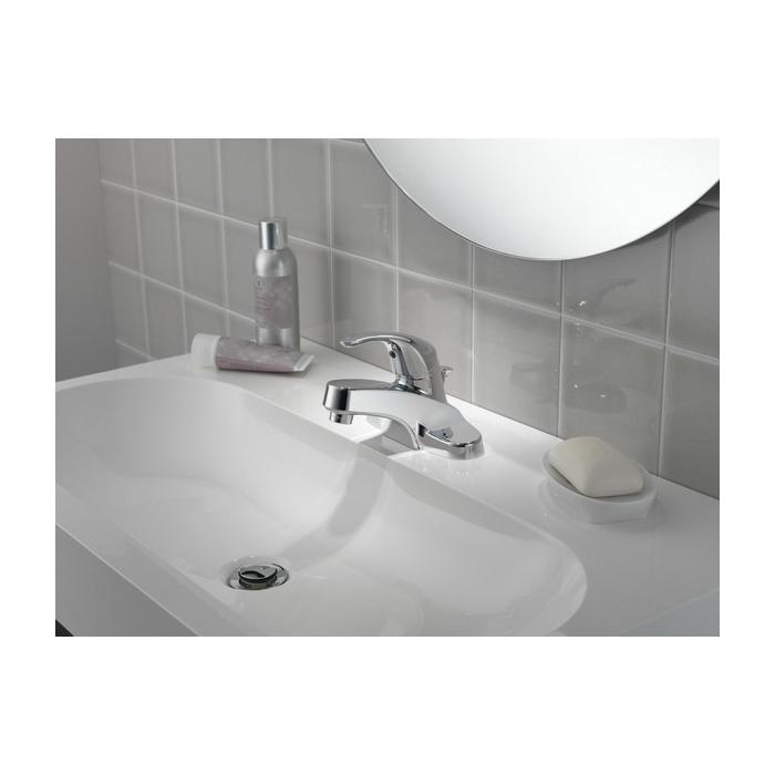 PEERLESS® Tunbridge® P188620LF Bathroom Faucet, 1-Handle, Deck, Centerset, Pop-Up, Chrome thumbnail 3