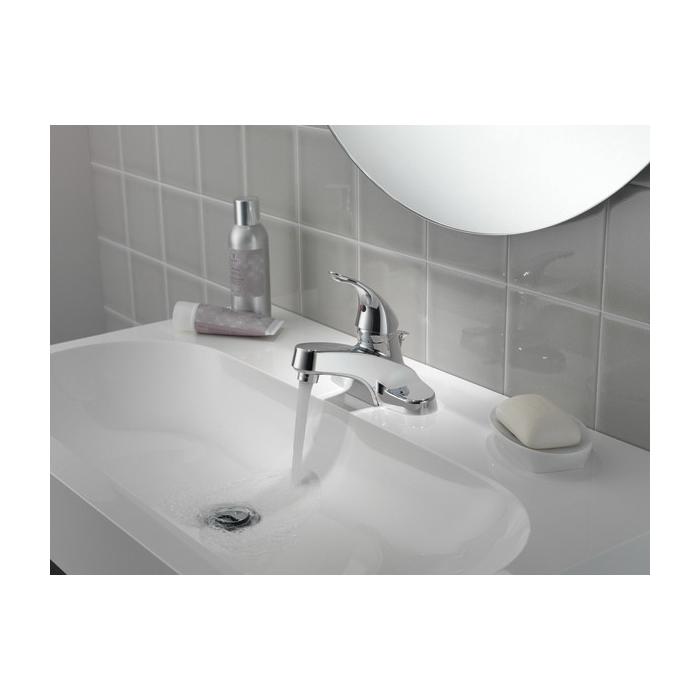 PEERLESS® Tunbridge® P188620LF Bathroom Faucet, 1-Handle, Deck, Centerset, Pop-Up, Chrome thumbnail 4