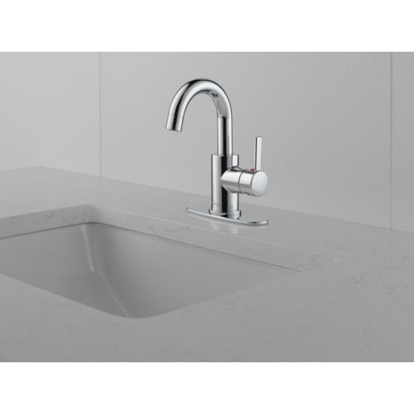 Lavatory Faucet, Apex, 1.2 gpm, 5-3/16 in H Spout, 1 Handle, 1 Faucet Hole