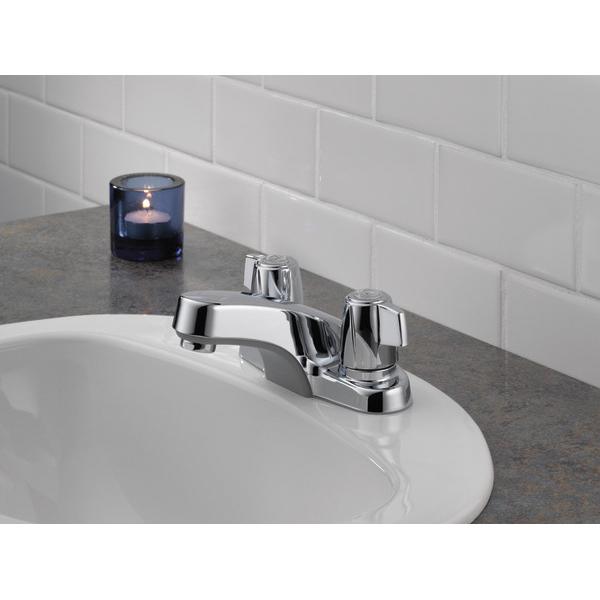 PEERLESS® Core Two Handle Lavatory Faucet, 4 in Centerset, Chrome thumbnail 3