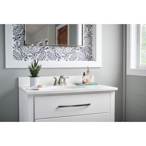 PEERLESS® Parkwood® P2535LF-BN Lavatory Faucet, 2-Handle, Deck, Centerset, Push Pop-Up, Brushed Nickel thumbnail 2