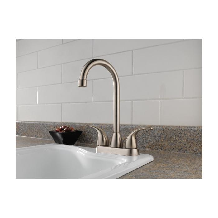PEERLESS® P288LF-SS Bar/Prep Faucet, 1.8 gpm, Stainless Steel, 2 Handles, Domestic thumbnail 4
