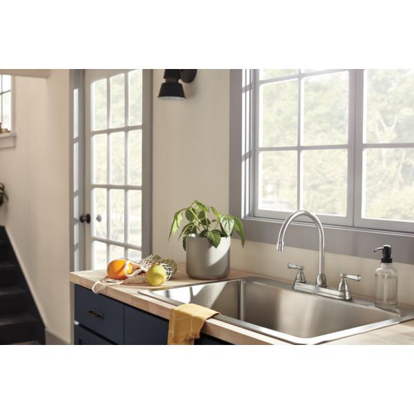 PEERLESS® Elmhurst® P2965LF-SS Kitchen Faucet With Twist Aerator, Deck, Stainless thumbnail 2