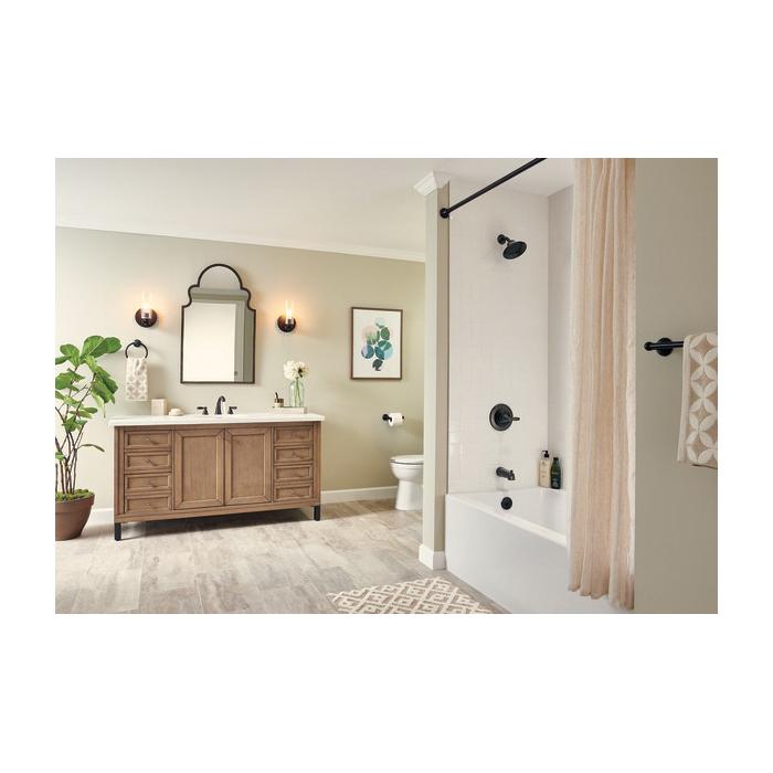 PEERLESS® CLAYMORE® P299196LF-OB Bathroom Faucet, 2-Handle, Deck, Widespread, Pop-Up, Oil-Rubbed Bronze thumbnail 2