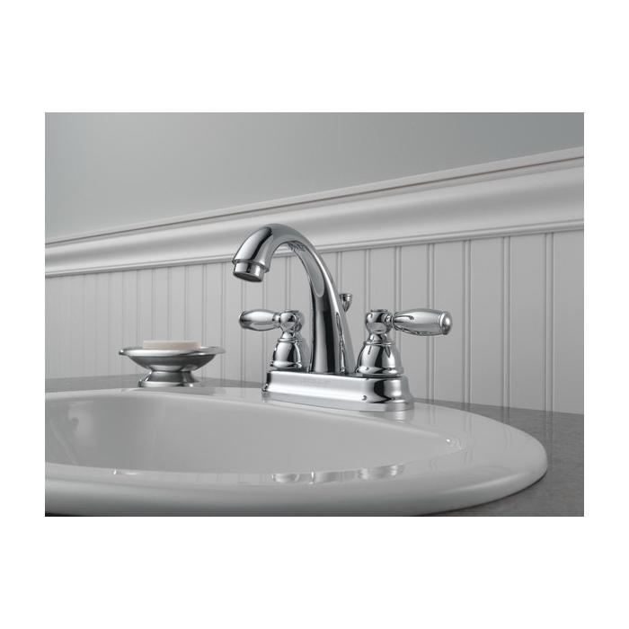 PEERLESS® CLAYMORE® P299696LF Bathroom Faucet, 2-Handle, Deck, Centerset, Pop-Up, Chrome thumbnail 3