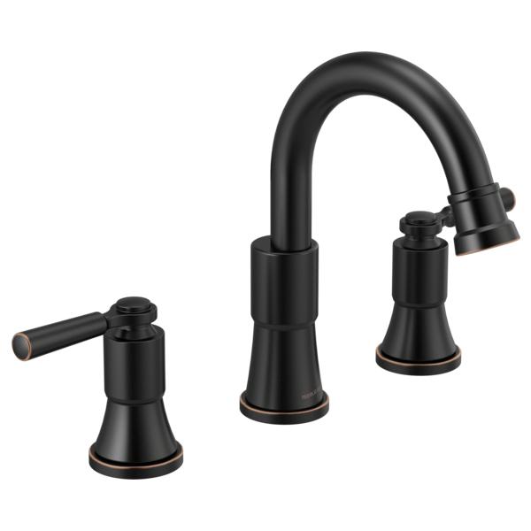 PEERLESS® Westchester® P3523LF-OB Bathroom Faucet, 2-Handle, Deck, Widespread, Push Pop-Up, Oil-Rubbed Bronze