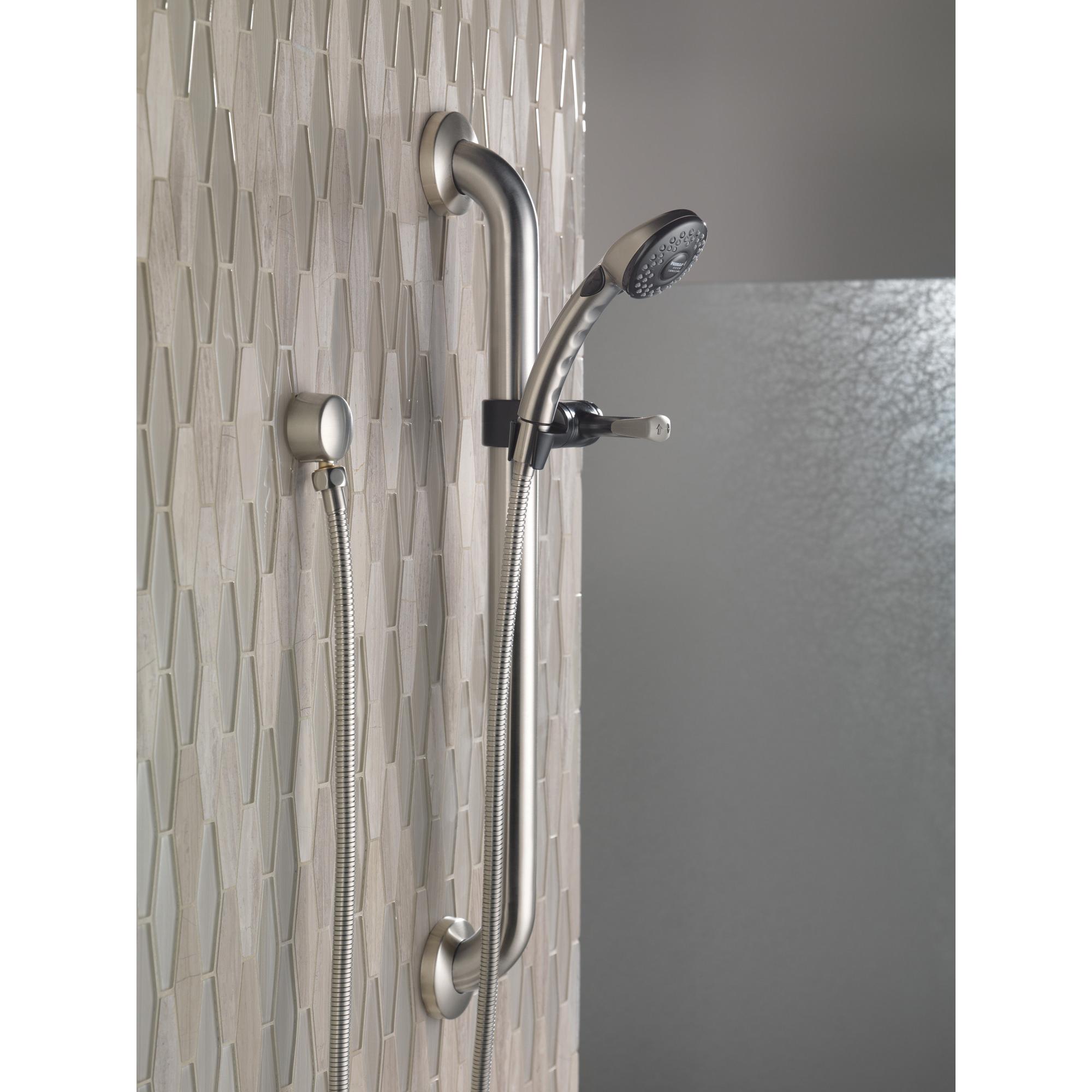 PEERLESS® Choice Hand Shower, 3-1/16 in Dia Head, 1.5 gpm, 60 in L Hose, Brushed Nickel