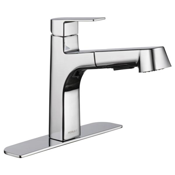 PEERLESS® Xander® P6919LF Kitchen Faucet, Deck, Chrome thumbnail 2