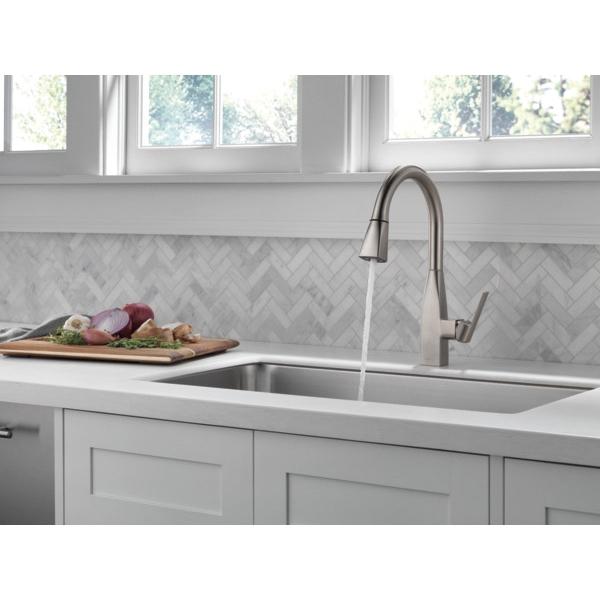 PEERLESS® Xander® P7919LF-SS Kitchen Sink Faucet, Deck, Pull-Down, Stainless