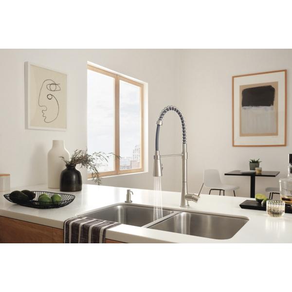 PEERLESS® Precept® P7948LF-SS Kitchen Faucet, Deck, Stainless