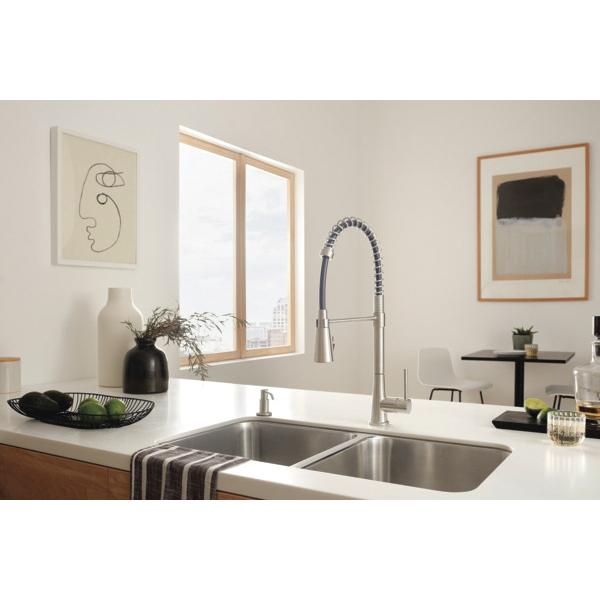 PEERLESS® Precept® P7948LF-SS Kitchen Faucet, Deck, Stainless thumbnail 2