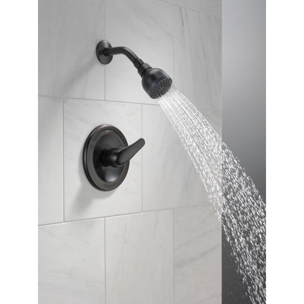 1-Function Shower Only Trim, 2 gpm, 1 Lever Handles, Oil Rubbed Bronze thumbnail 3