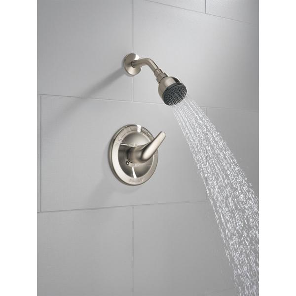 1-Function Shower Only Trim, 1.5 gpm, 1 Lever Handles, Brushed Nickel