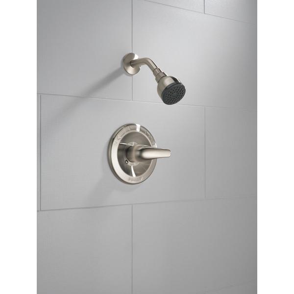 1-Function Shower Only Trim, 1.5 gpm, 1 Lever Handles, Brushed Nickel thumbnail 3