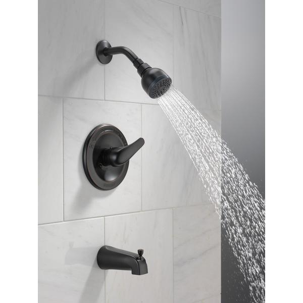 PEERLESS® Core Single Handle Pressure Balanced Tub and Shower Trim Only, Oil Rubbed Bronze thumbnail 2