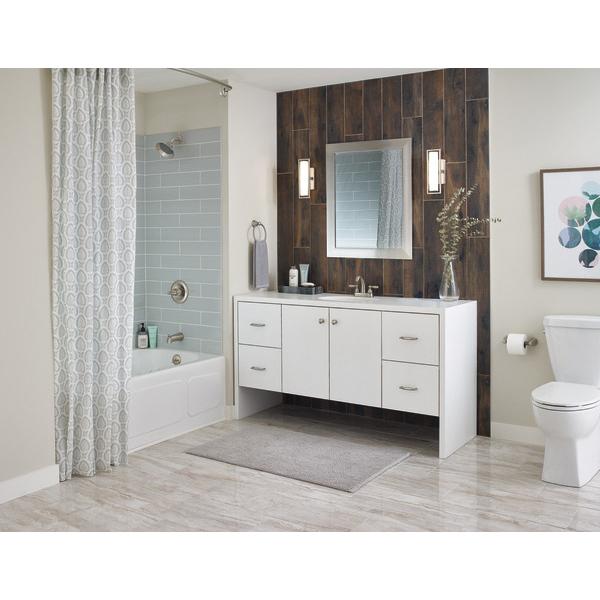 PEERLESS® Claymore® PTT188790-BN Tub and Shower Trim Kit, Metal, Brushed Nickel, 1-Handle -Handle, 1.75 gpm thumbnail 4