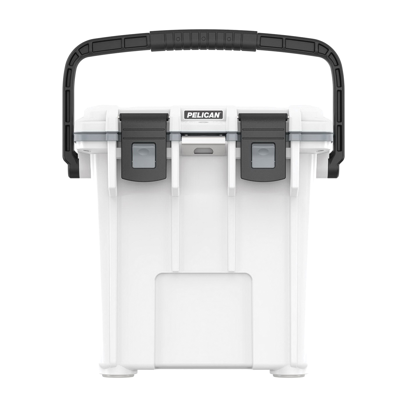 PELICAN™ 20Q-1-WHTGRY Elite Cooler, 21.5 qt Volume, 15 Can, 0.78 in Thick Insulation, Press/Pull Latch Closure