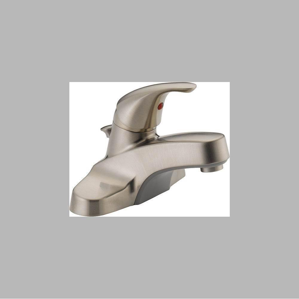 Centerset Lavatory Faucet, 1.2 gpm, 4 in Center, Brilliance Brushed Nickel, 1 Handle thumbnail 2