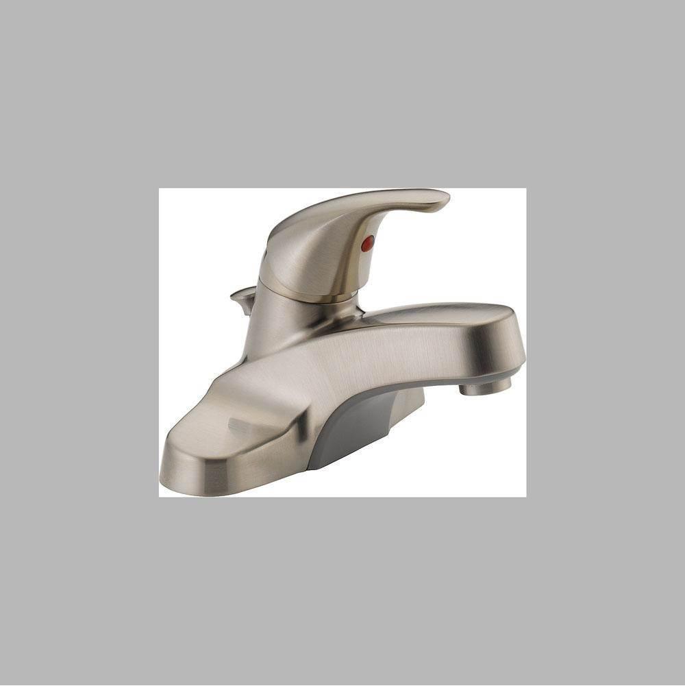 PEERLESS® Core® P136LF-BN Bathroom Faucet, 1-Handle, Deck, Single-Handle, Pop-Up, Brushed Nickel thumbnail 2