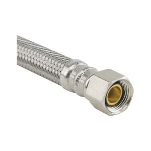 PLUMBSHOP® PLS1-DW Series PLS1-20DW F Braided Dishwasher Connector, 3/8 in Nominal, 20 in L, Compression, 125 psi thumbnail 2