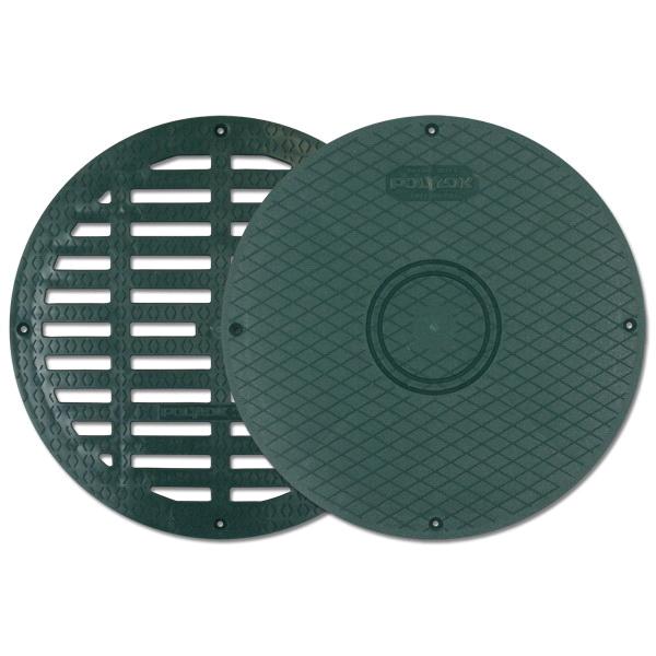 POLYLOK™ 301712CG 12 inch Plastic Distribution Box with Grate