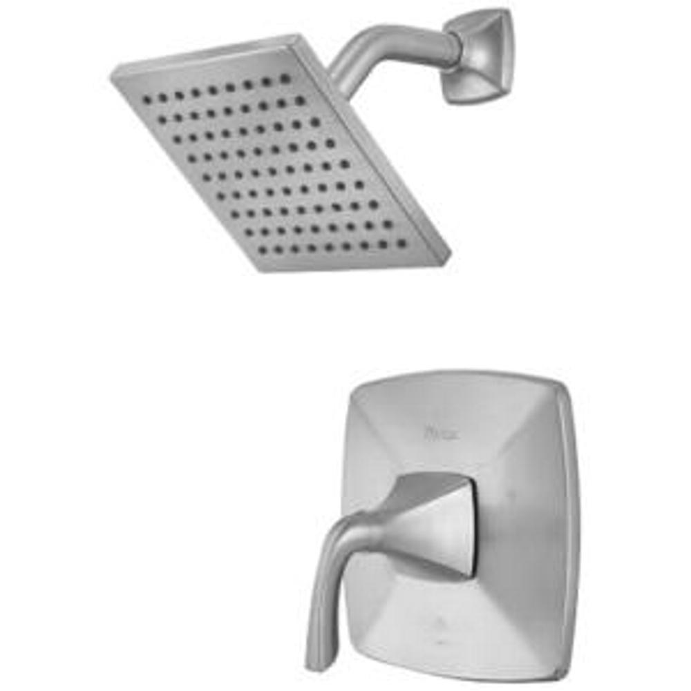 1-Handle 1-Setting 1.8 gpm 1/2-14 NPT Shower Trim, Brushed Nickel thumbnail 4