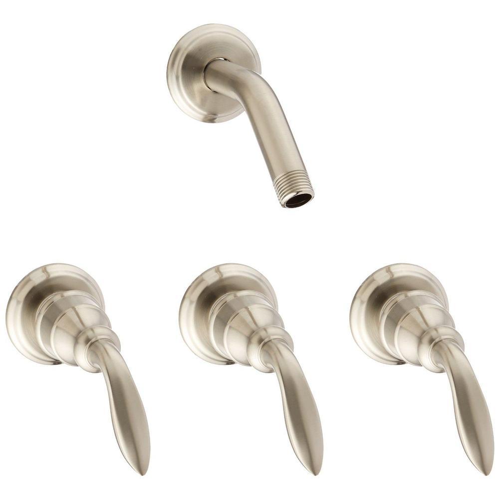 PfISTER® Avalon 3-Handle Faucet Rebuild Kit with Stems and Seats, Brushed Nickel