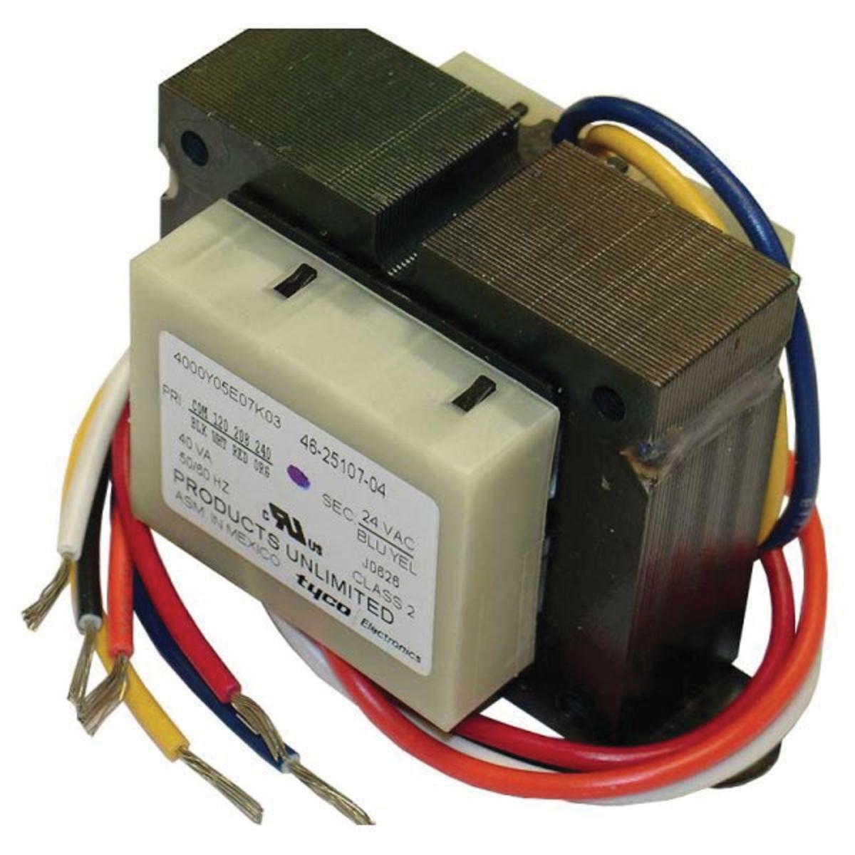 Protech Control Transformer, 40VA, 120/208/230V Primary, 24V Secondary