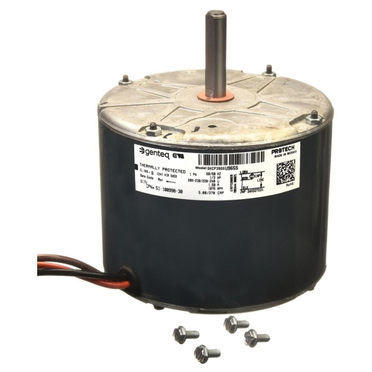 PROTECH™ 1/3 HP 208/220/230VAC 1075 rpm 1-Phase 1 Speed Condenser Fan Motor thumbnail 4