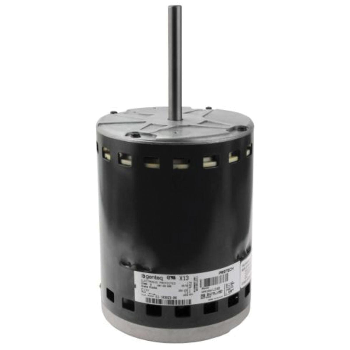 Genteq® X-13 Blank Direct Drive Variable Speed 1-Phase Blower Motor with Resilient Rotor, 1 HP, 208 - 230V