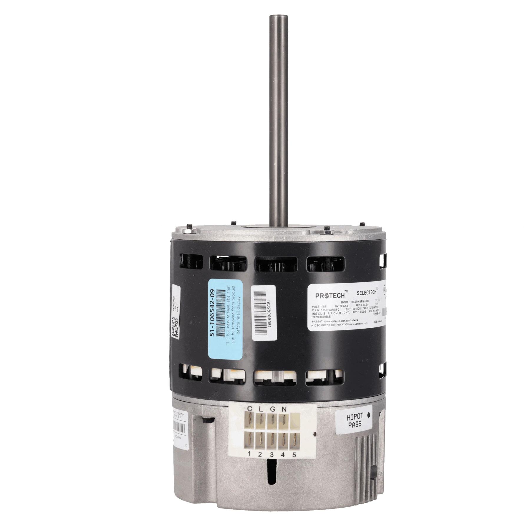 3/4 HP Condenser Motor 120V Variable Speed