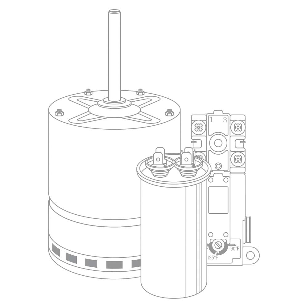 3/4 HP Condenser Motor 120V Variable Speed