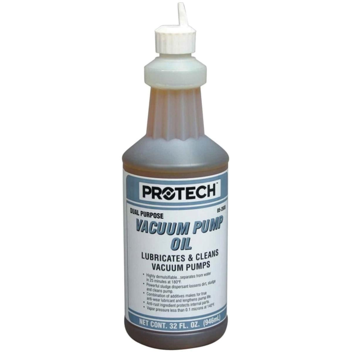 Rheem&reg; Protech&trade; Dual Purpose Vacuum Pump Oil, 1 qt Bottle, Straw; 12 per Case