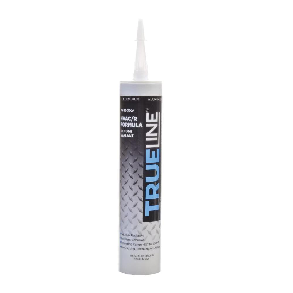 Rheem 86-370 Protech HVAC/R Silicon Sealant, 10.1 oz Cartridge, Aluminum; 12/Case
