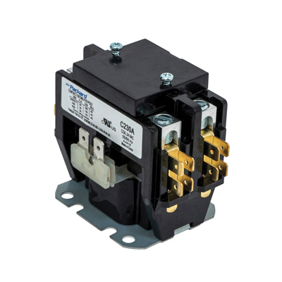 Packard C230A Definite Purpose Contactor, 24 V Coil, 30 A, 2-Pole