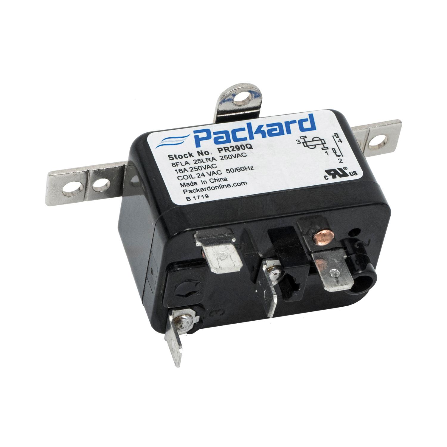 Packard PR290Q Switching Fan Relay, 24 V Coil, 16 A, 1NO SPST