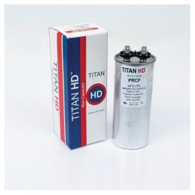 Packard PRCF Series PRCF80A Motor Single Run Capacitor, MFD Rating: 80 uF, 440 VAC, Round, 2 in Dia, 4-3/4 in H