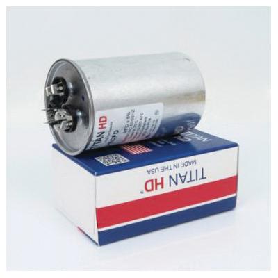 Packard PRCFD Series PRCFD805A Motor Dual Run Capacitor, MFD Rating: 80+5 uF, 440 VAC, Round, 2-1/2 in Dia, 3.91 in H