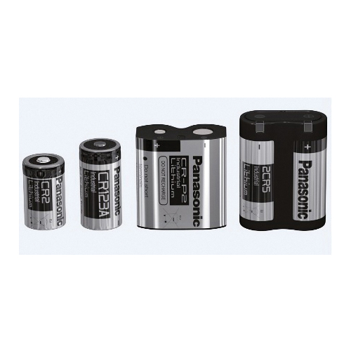 Panasonic CR Series CR123A Lithium Battery, 1550 mAh Battery Capacity, 3 V Nominal, 123A Battery