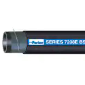 Parker® BS&W 7208-4000S Oilfield Suction and Vacuum Hose, 4 in ID, 2.44 to 4.57 in OD, 200 ft L, 150 psi Pressure
