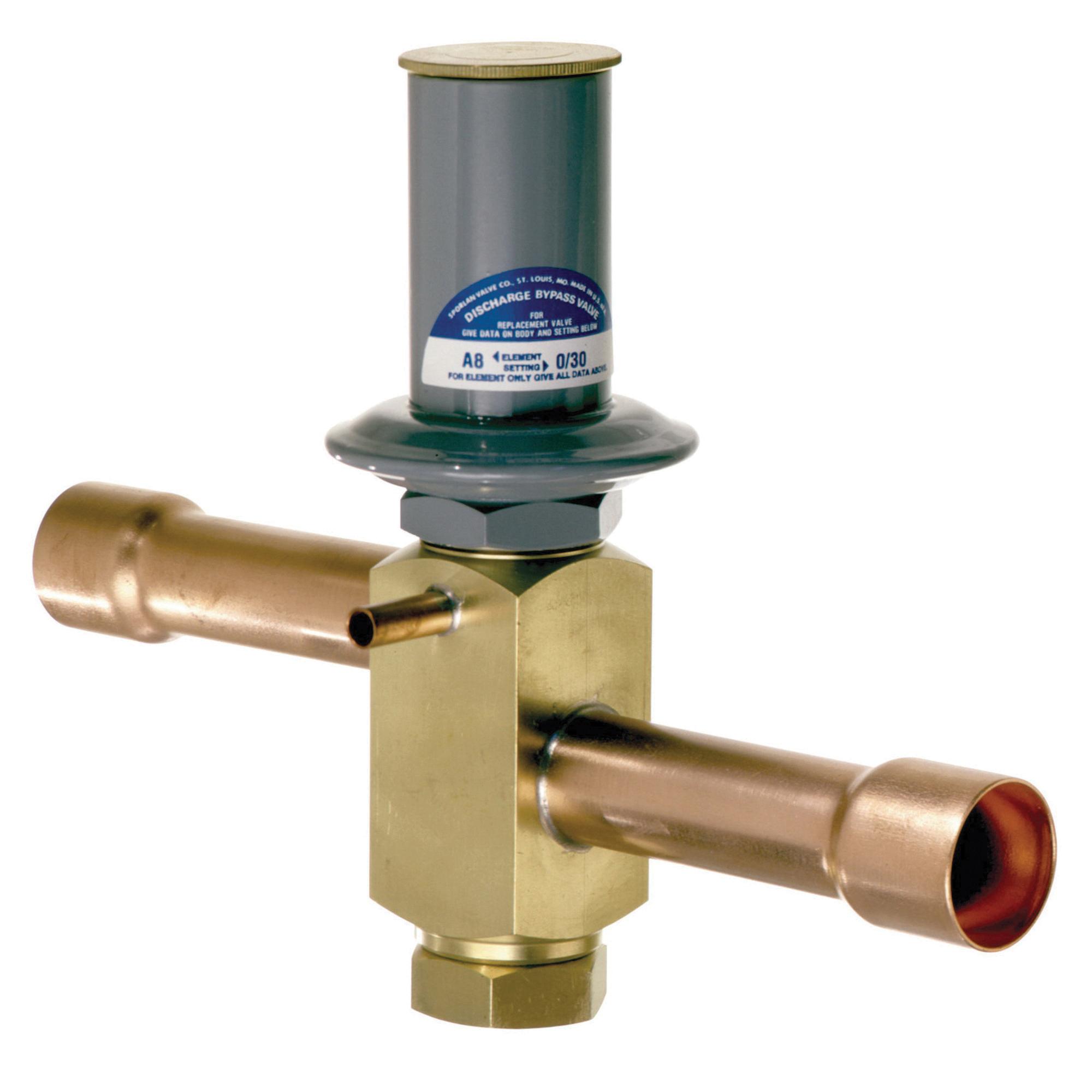 Parker® 903406P Discharge Bypass Pressure Regulating Valve, 1/2 in Nominal, ODF, 0 psi, 80 psi