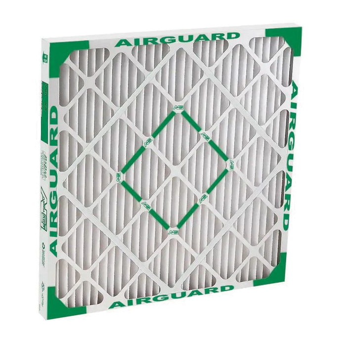 Parker® AIRGUARD® DP® Max AG20201 Pleated Filter, Synthetic Media, 20 in W x 20 in H x 1 in D, 8 MERV