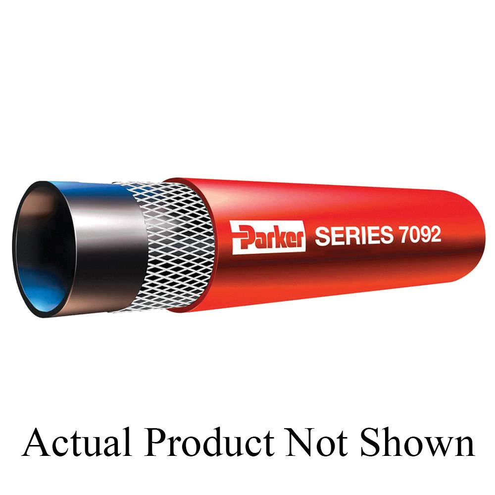 Parker® 7092-75304050 Air and Water Hose, 3/4 in Nominal, 50 ft L, 300 psi, EPDM Tube, Red