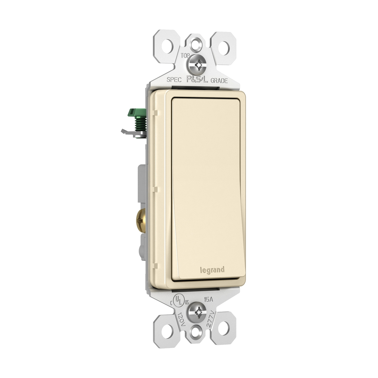 Pass & Seymour® radiant® TM870LA Switch, 120/125 VAC, 15 A thumbnail 2