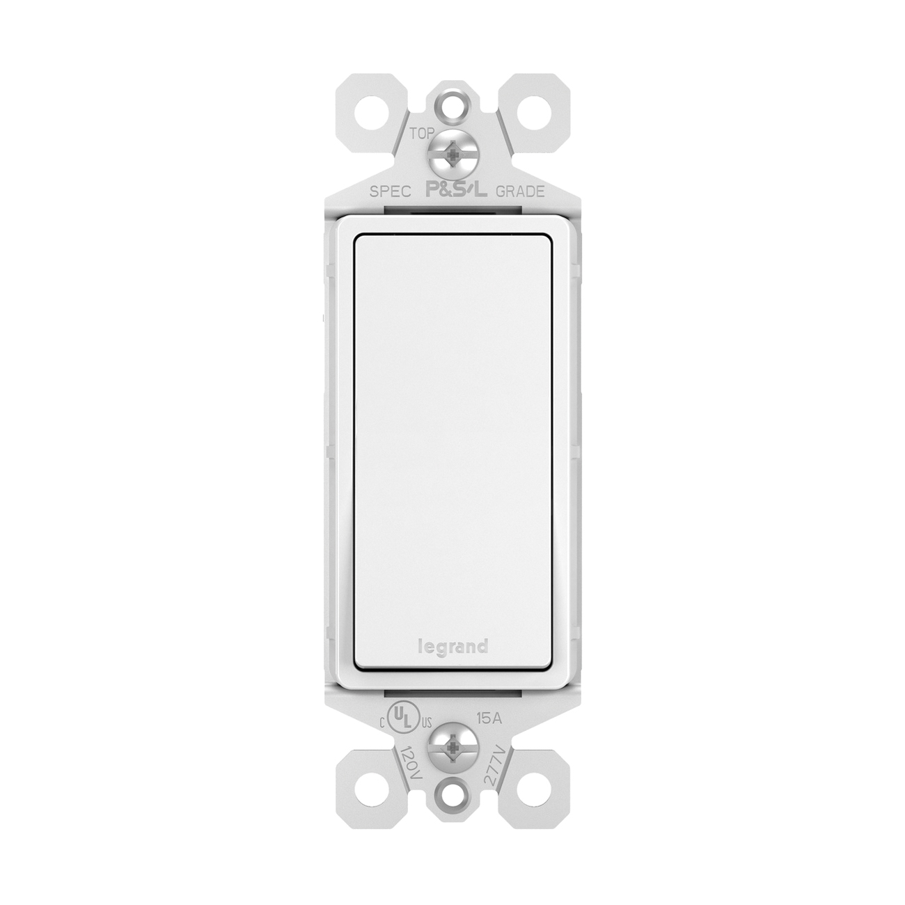 Pass & Seymour® radiant® TM873W 3-Way Switch, 120/125 VAC, 15 A thumbnail 3
