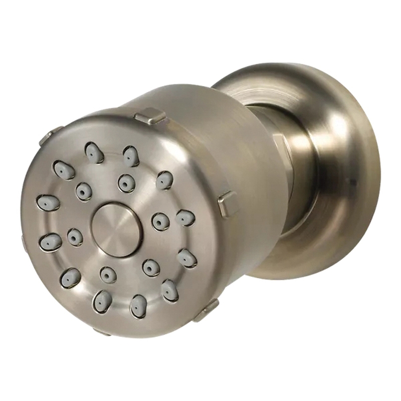 Shower Body Jet, 1.6 gpm, 1/2-14 NPT, Brushed Nickel