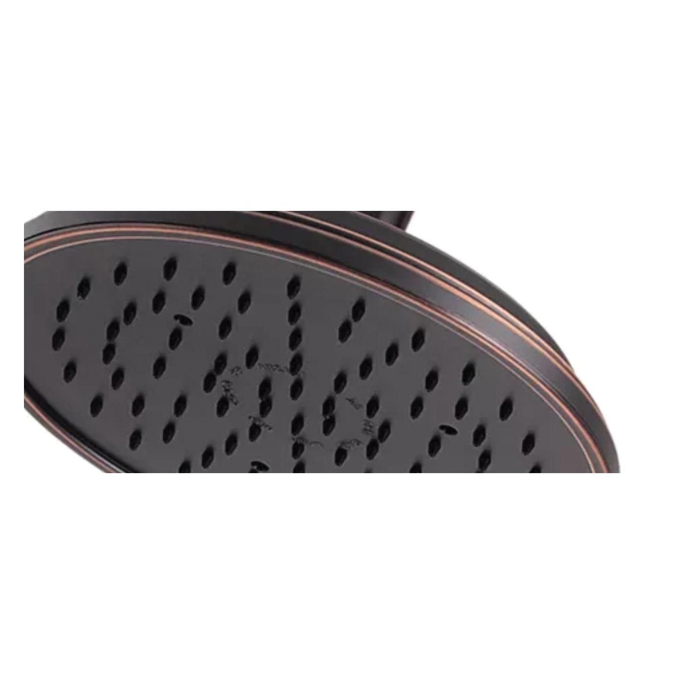 1-Function Raincan Shower Head, 1.5 gpm, Tuscan Bronze