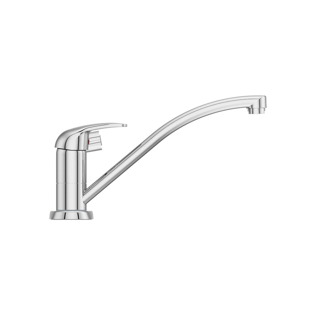 Pfister&reg; Pfirst Series&trade; G134-700 Professional Grade Single Handle Kitchen Faucet, 1.75 gpm at 60 psi, Polished Chrome